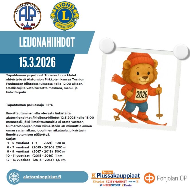Leijonahiihdot 2026